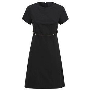 Givenchy A-Line Black Dress With Fitted Bodice - NWT
